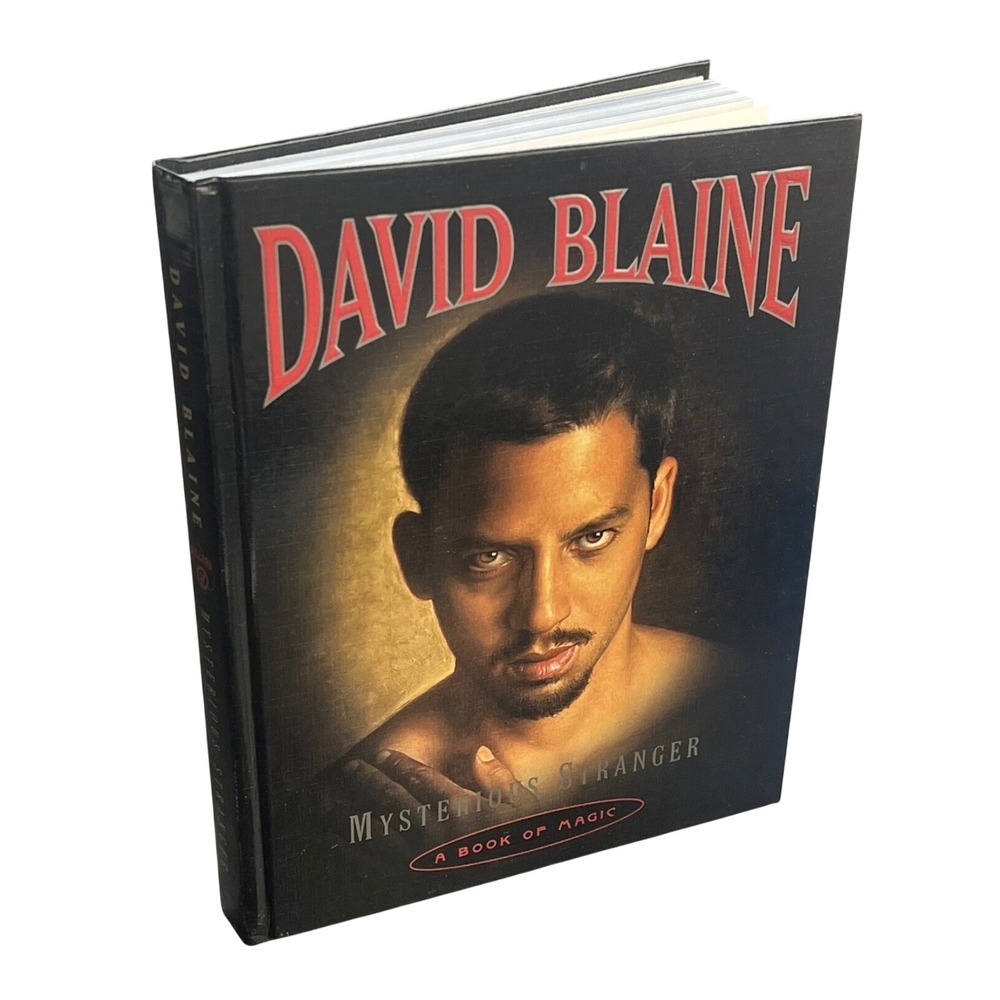 David Blaine Mysterious Stranger A Book of Magic Hardcover 2002 Villard Books